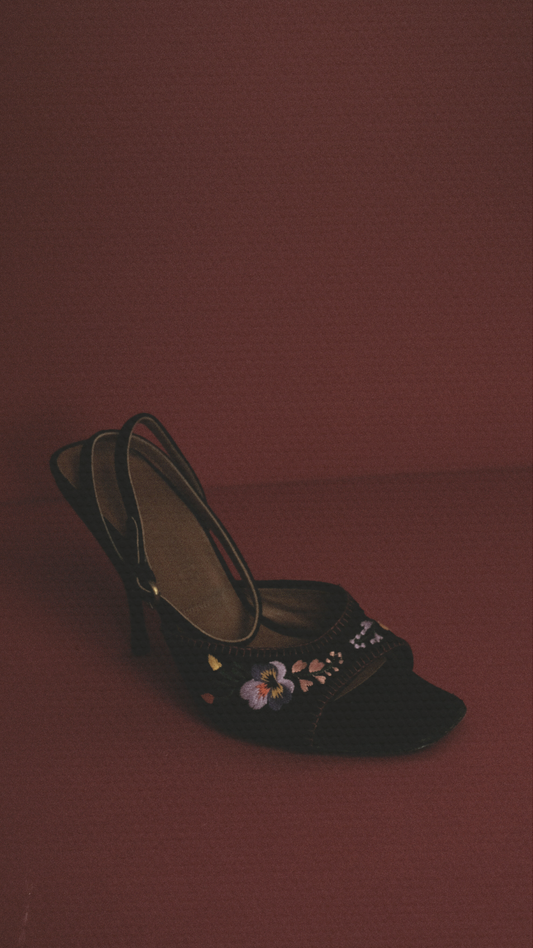 Miu Miu Embroidered Heels EU 37
