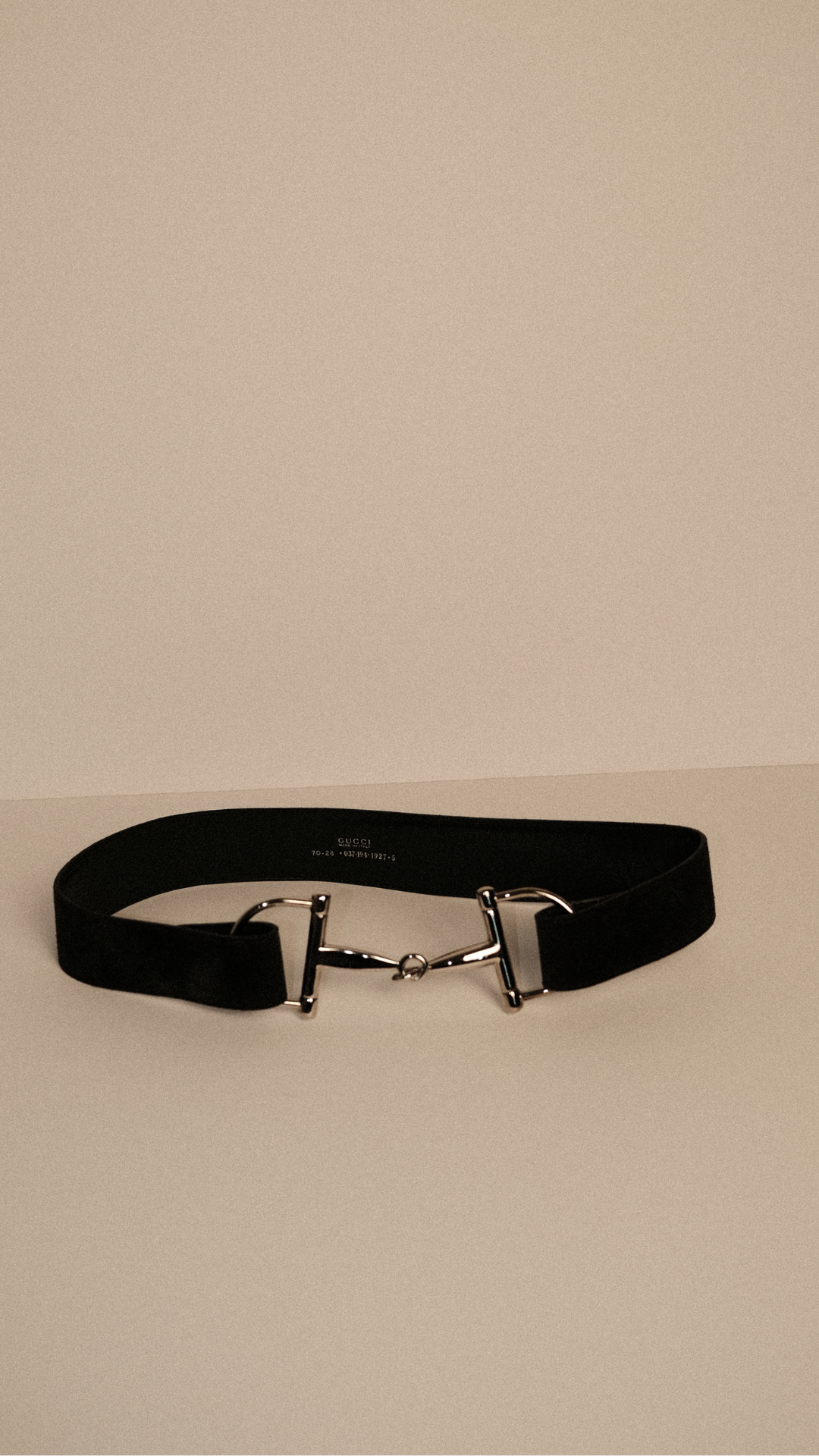 Gucci F/W 1995 horsebit belt