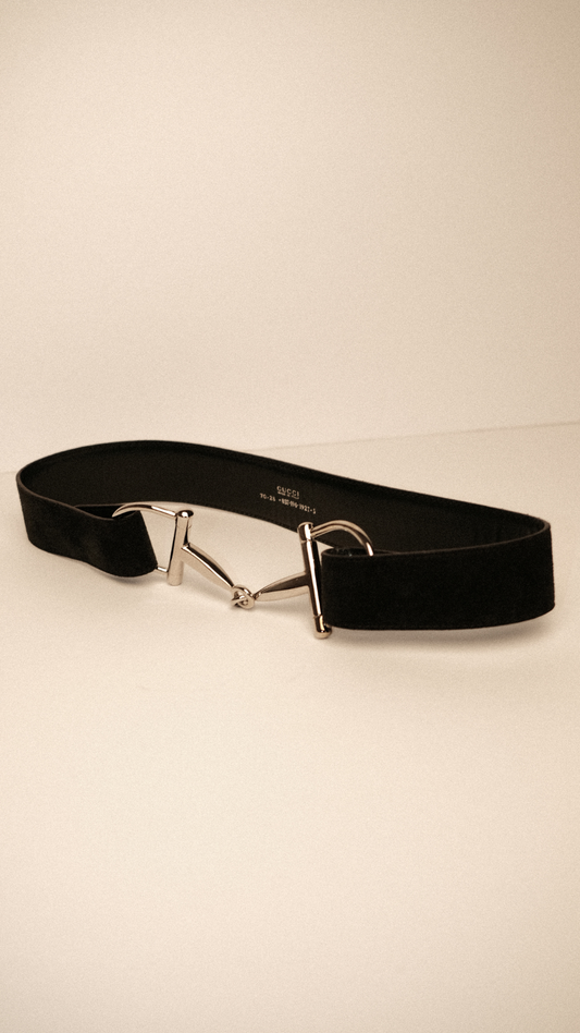 Gucci F/W 1995 horsebit belt