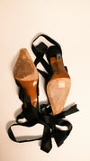 Dior Ribbon Tie-Up Heel EU 38