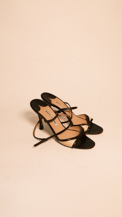 Manolo Blahnik Ankle Strap Heel